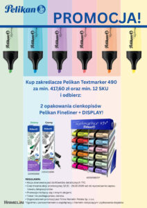 ZAKREŚLACZE 490 PELIKAN DETAL TTC Q1 2026